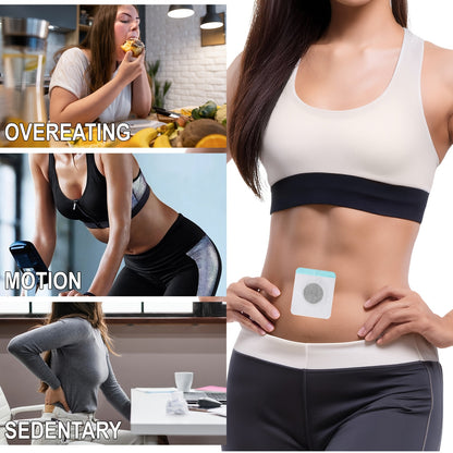 60pcs Shaping Patches for Tummy, Waist, Arms & Legs - Hydrating Hyaluronic Acid, Fresh Scent, Easy-to-Apply & Long-Lasting Adhesive, Hypoallergenic for All Light Beige Types, Belly Shaper, Sleek Design, Secure Fit Design