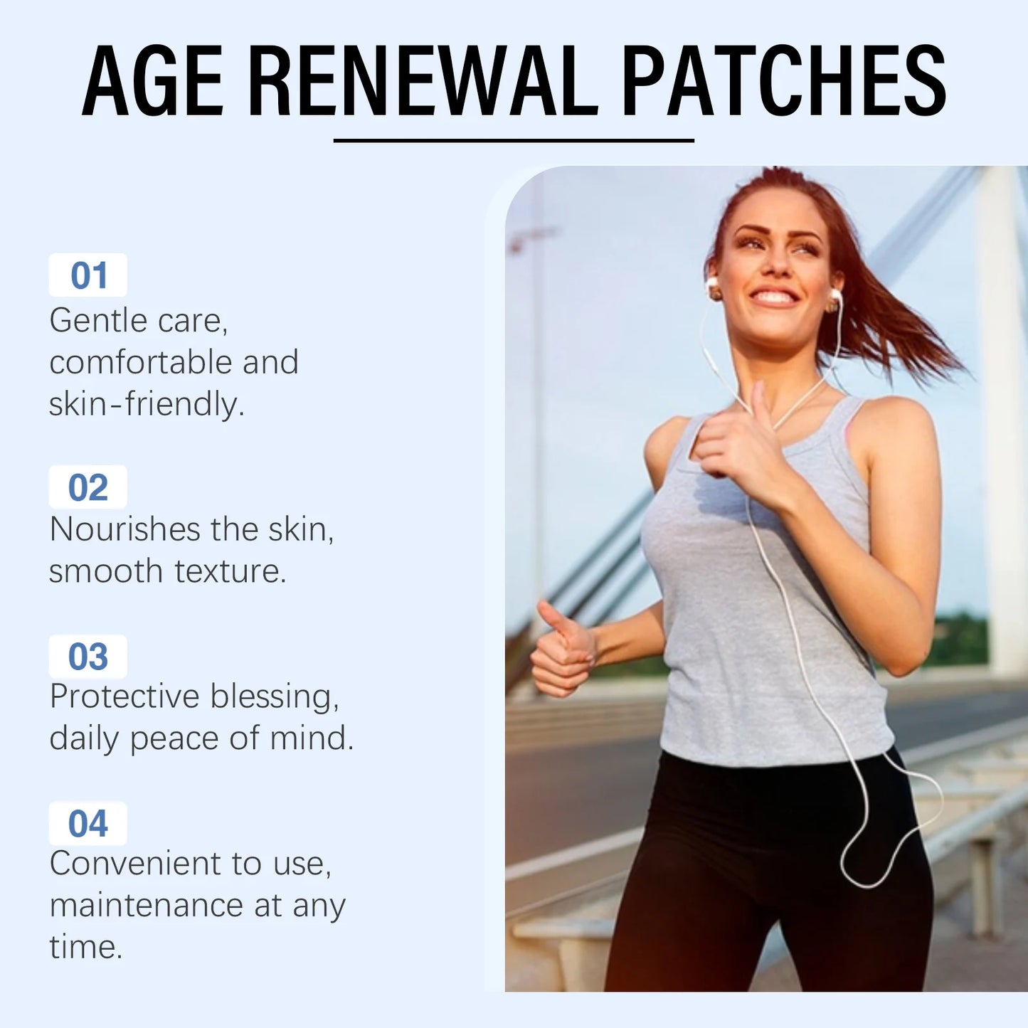 OceAura 30 PATCHES Body Care Patch Gently Nourishes the Skin, Comfortably Enhances Youthful Vitality, and is a Portable Patch