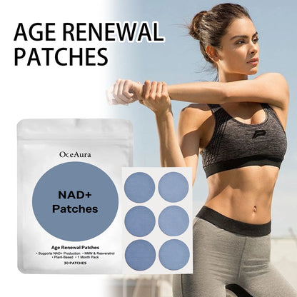 OceAura 30 PATCHES Body Care Patch Gently Nourishes the Skin, Comfortably Enhances Youthful Vitality, and is a Portable Patch