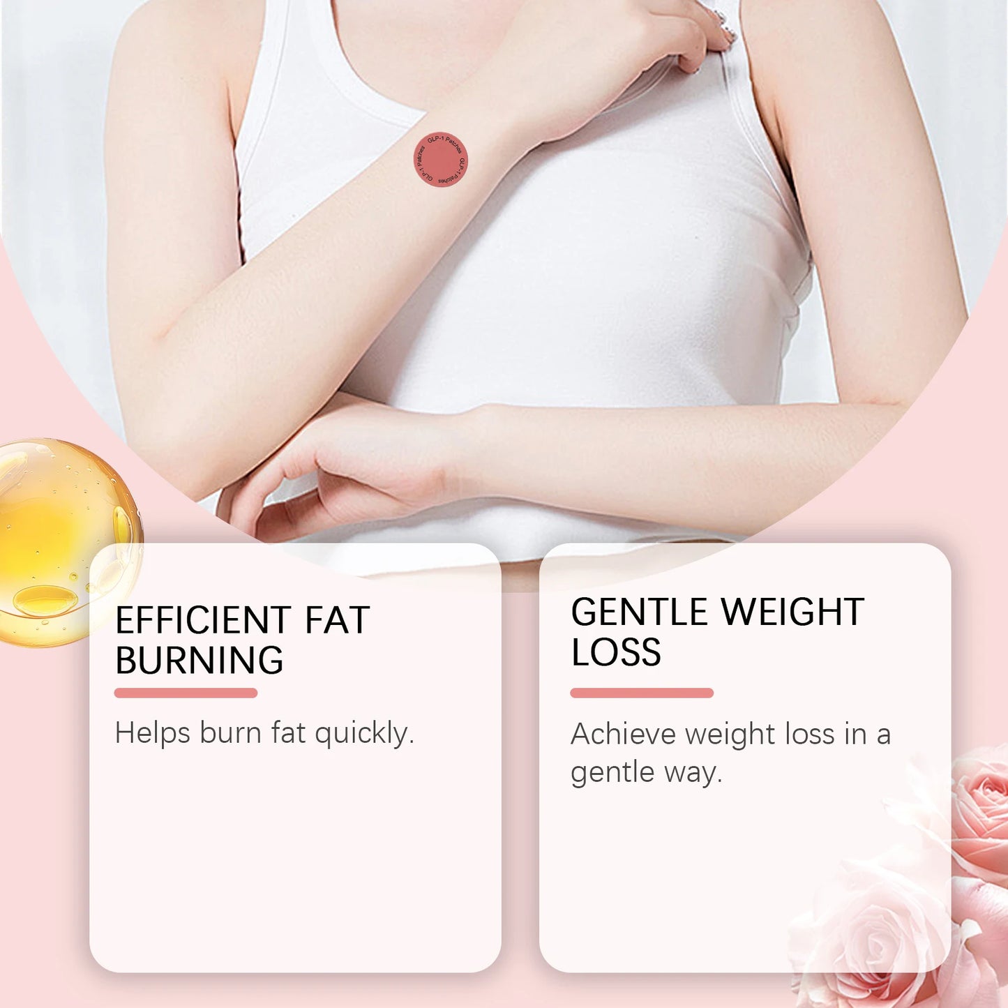 OCEAURA Body Shaping Patches Burning Fat Improve Sagging Skin Belly Tighten Slimming Happy Mood Recover Patches Body Care Tool